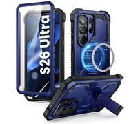 i-Blason for Samsung Galaxy S26 Ultra Case MagSafe with Adjustable Metal Kickstand, Built-in Screen Protector, Full-Body Heavy-Duty Phone Case for Samsung S26 Ultra 6.9 inch, Armorbox Series (Cobalt)