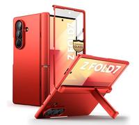 i-Blason for Samsung Galaxy Z Fold 7 Case [Compatible with MagSafe] [Tempered Glass Screen Protector] [Hinge Protection & Kickstand] Full-Body Protective Magnetic Phone Case for Z Fold 7 (Ruddy)