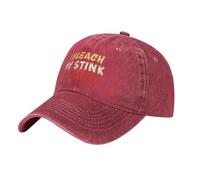 I Bleach My Stink Wrinkle Mens Baseball Cap Breathable Trucker Cap Casual Sport Hats for Golf Sports Activities