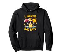 I Block Bad Rays Summer Sun Protection Crew Pullover Hoodie
