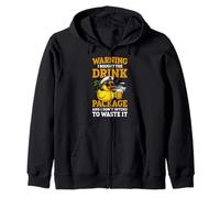 I Bought The Drink package Funny Cruise Rubber duck Zip Hoodie