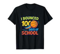 I Bounced 100 Days of School Basketball Kids Celebration T-Shirt