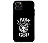 I Bow To No God! Atheist Anti Religion Pentagram Atheism Case for iPhone 11 Pro Max