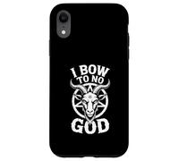 I Bow To No God! Atheist Anti Religion Pentagram Atheism Case for iPhone XR