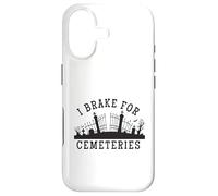 I Brake for Cemeteries Funny Family History Genealogy Case for iPhone 17