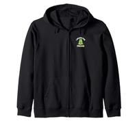 I Brake For Frogs n Toads Stop Careful Hunt and Find Fun Zip Hoodie
