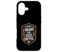 I Brake For Iced Coffee Cycling Lover Rider Case for iPhone 17