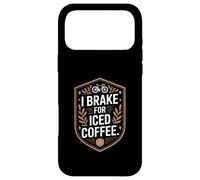 I Brake For Iced Coffee Cycling Lover Rider Case for iPhone 17 Pro Max
