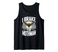 I Brake for Mothman Mothman Cryptid Urban Legend Road Tank Top