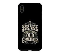 I Brake For Old Cemeteries Genealogy Family History Ancestry Case for iPhone XS Max