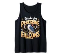 I Brake for Peregrine Falcons Falconry Falcon Tank Top