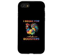 I Brake For Roosters Colorful Cocky Male Hunt and Find Fun Case for iPhone SE (2020) / 7/8
