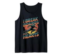 I Break Boards Not Hearts Training Sparring Taekwondo -- Tank Top
