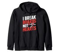 I Break Boards Not Hearts - Zip Hoodie
