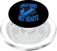 I Break Bone Not Hearts Broken Arm PopSockets PopGrip for MagSafe