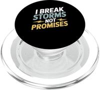 I Break Storms Not Promises Weather Forecaster PopSockets PopGrip for MagSafe
