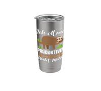 I Breathe More Productive, it Will no Longer be Today Stainless Steel Insulated Tumbler
