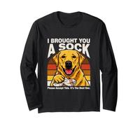 I Brought You A Sock Dog Please Accept This Long Sleeve T-Shirt