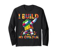 I Build My Own Fun Master Builder Dabbing Toy Funny Long Sleeve T-Shirt