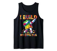 I Build My Own Fun Master Builder Dabbing Toy Funny Tank Top