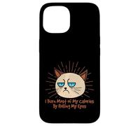 I Burn Most of My Calories By Rolling My Eyes Funny Case for iPhone 15