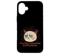 I Burn Most of My Calories By Rolling My Eyes Funny Case for iPhone 16 Plus