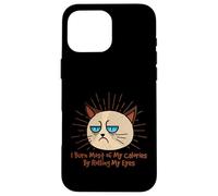I Burn Most of My Calories By Rolling My Eyes Funny Case for iPhone 16 Pro Max