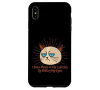 I Burn Most of My Calories By Rolling My Eyes Funny Case for iPhone XS Max