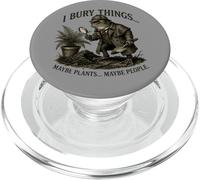 I Bury Things Frog Detective Dark Humor Gardener PopSockets PopGrip for MagSafe