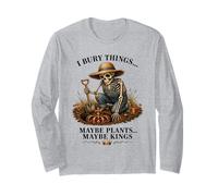 I Bury Things Maybe Plants Maybe Kings No Kings Skeleton Long Sleeve T-Shirt