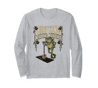 I Bury Things Maybe Plants Maybe People Cottagecore Frog Long Sleeve T-Shirt