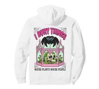 I Bury Things Maybe Plants Maybe People Cute Spider Goth Pullover Hoodie