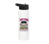 I Bury Things Maybe Plants Maybe People Cute Spider Goth Stainless Steel Insulated Water Bottle