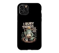 I Bury Things Maybe Plants Maybe People Frog Gardener Case for iPhone 11 Pro