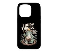 I Bury Things Maybe Plants Maybe People Frog Gardener Case for iPhone 15 Pro