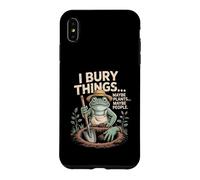 I Bury Things Maybe Plants Maybe People Frog Gardener Case for iPhone XS Max