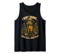 I Bury Things Maybe Plants Maybe People Frog Gardener Tank Top