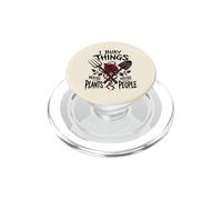 I Bury Things Maybe Plants Maybe People Goth Gardener PopSockets PopGrip for MagSafe