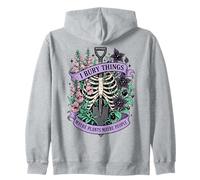 I Bury Things Maybe Plants People Pastel Goth Gardener Zip Hoodie