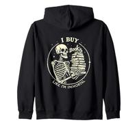 I Buy Books Like I’m Immortal Gothic Book Lover Bookworm Zip Hoodie