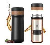 i Cafilas Classic Travel Coffee Press Mug 12 oz with Carry Loop, Stainless Steel French Press Coffee Maker, BPA Free Great for Camping and Travel, Dishwasher Safe