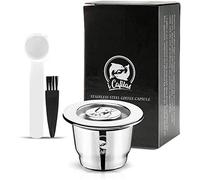 i Cafilas Reusable Nepresso Capsules, Stainless Steel Refillable Coffee Pods Compatible for Nepresso Machine【OriginalLine】 Durable Metal Reusable Coffee Pods (1 Pod)