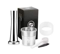 i Cafilas Stainless Steel Refillable Reusable Coffee Capsules Pods Filter for illy iperEspresso X9 X8 X7.1 Y5 Y3 Y1.1 Coffee Machine (Capsules + Coffee Tamper + Coffee Filler)