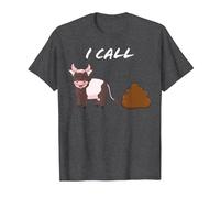 I Call BS T Shirt Bullshit Crap Debate Truth Funny No Lies T-Shirt, Men, Dark Heather Grey, Large