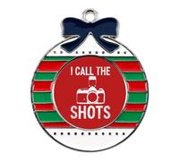I Call The Shots Christmas Tree Ornaments Decor Circular