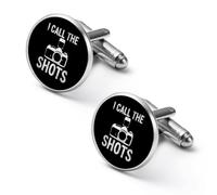 I Call The Shots Cute Cufflinks for Men Shirt Studs 1.7cm