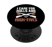 I Came For Hulls And High Fives Trap Shooting Clay PopSockets Adhesive PopGrip