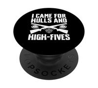 I Came For Hulls And High Fives Trap Shooting Clay PopSockets Adhesive PopGrip