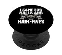 I Came For Hulls And High Fives Trap Shooting Clay PopSockets Adhesive PopGrip