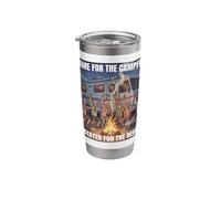 I Came for the Campfire, Stayed for the Beer Camping Fun Stainless Steel Insulated Tumbler